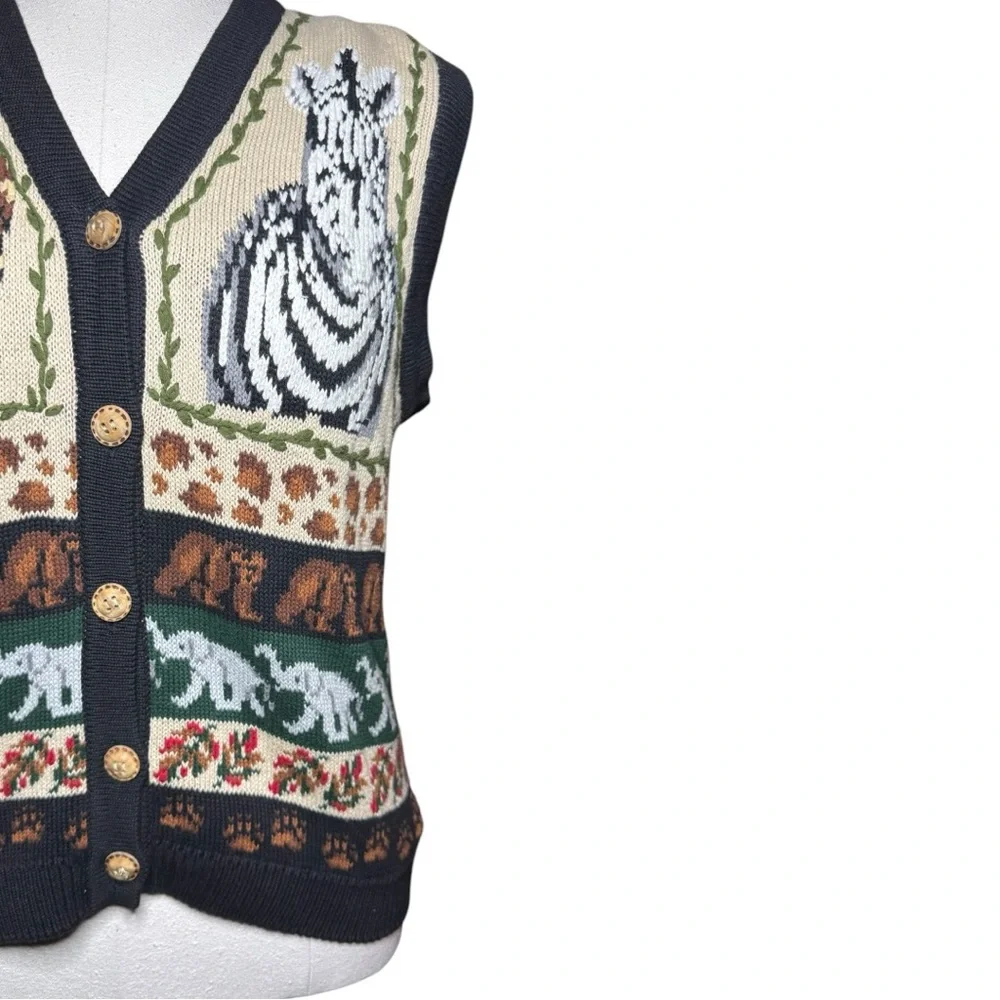 The Eagle's Eye World Wildlife Collection Safari Vintage Vest - Picture 8 of 12